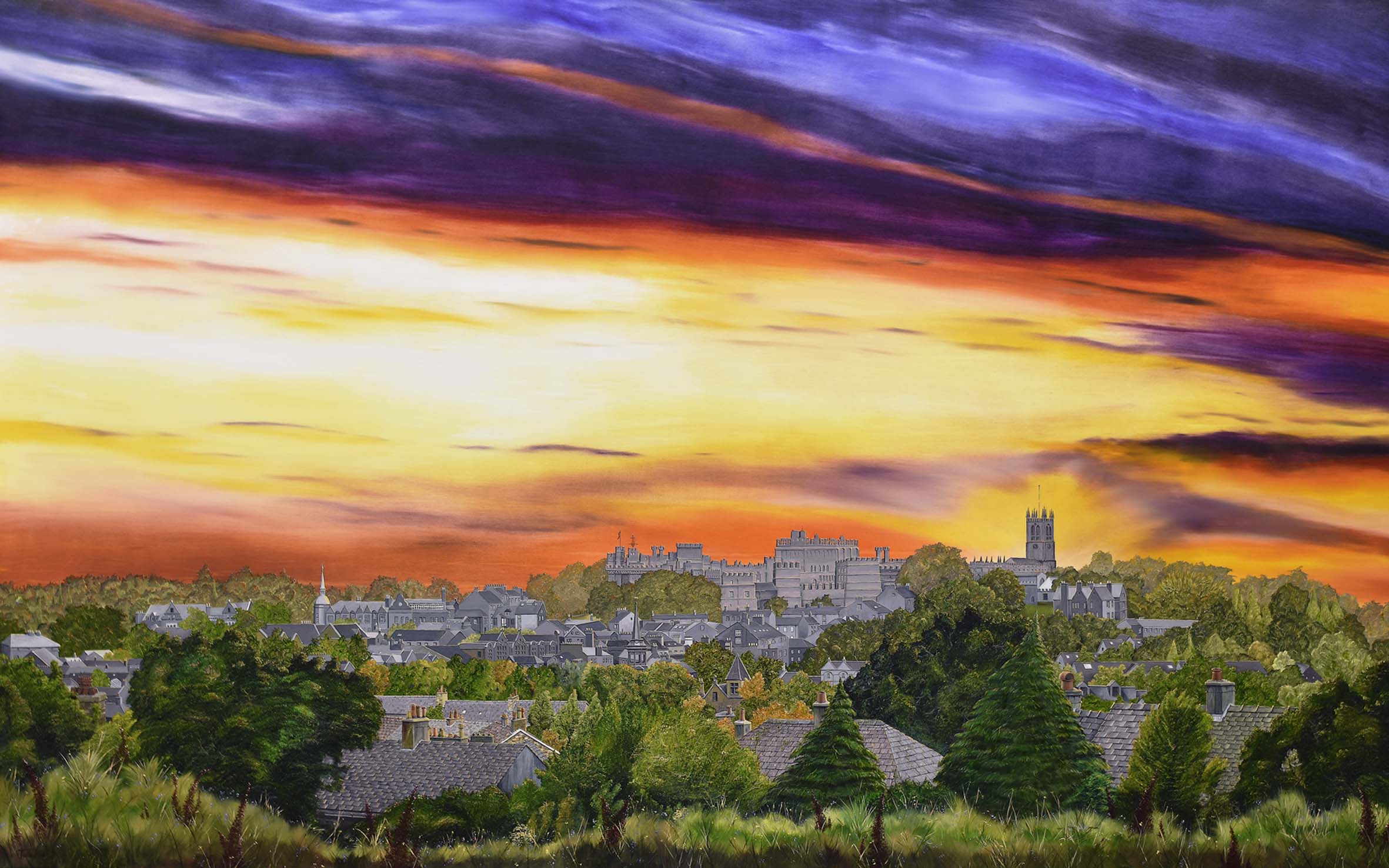 Lancaster from Miss Whalley's Field